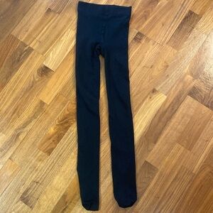 Thick Black tights,  extra small/small